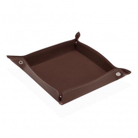 BROWN EMPTY POCKET TRAY 13X18