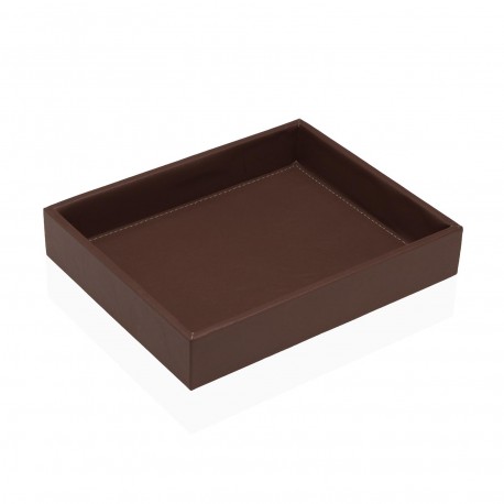 BROWN EMPTY POCKET TRAY 17X21