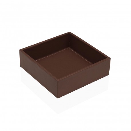 BROWN EMPTY POCKET TRAY 16X16