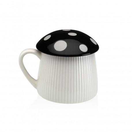 WHITE MUSHROOM LID CUP
