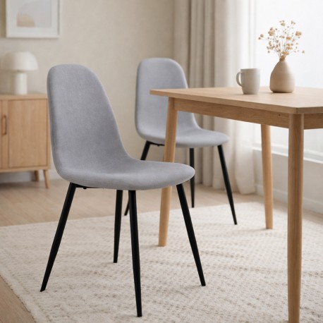 NORA GREY DINING CHAIR