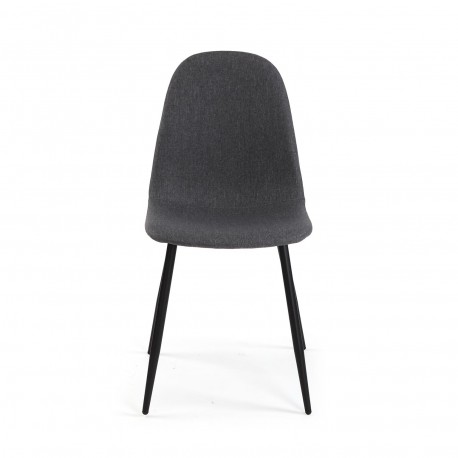 NORA DARK GREY DINING CHAIR