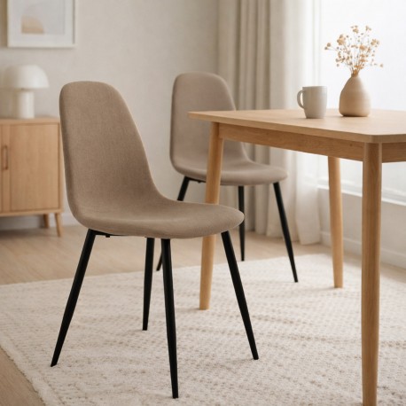 NORA CAMEL DINING CHAIR