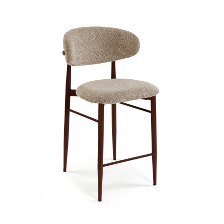 BEIGE ZOE BAR STOOL