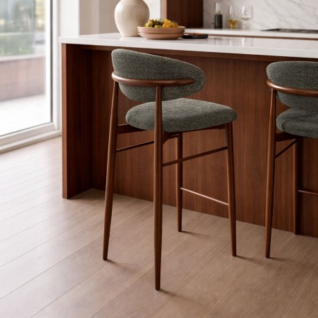 GREEN ZOE BAR STOOL