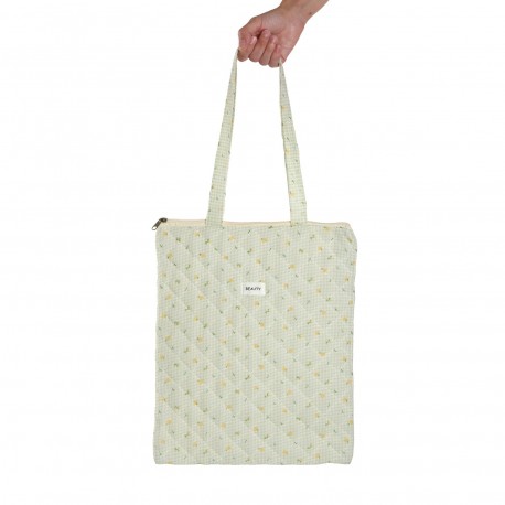 SMALL PETALS OLIVE BAG