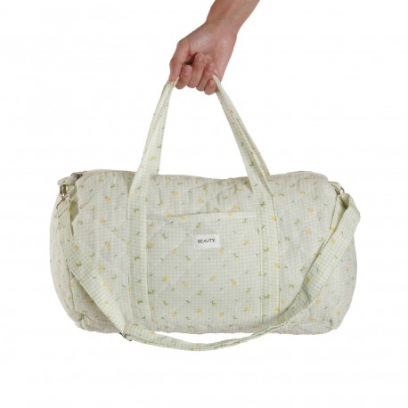 PETALS OLIVE FABRIC BAG