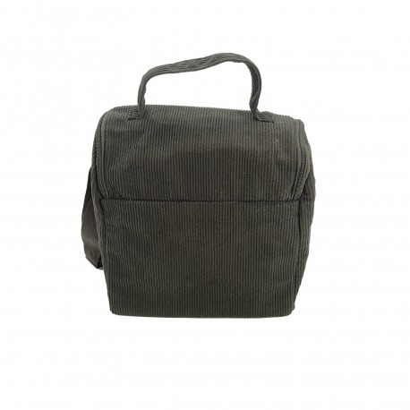 GREEN CORDUROY "COZY" THERMAL BAG