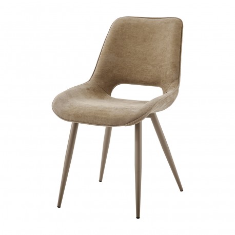 NILO BEIGE UPHOLSTERED CHAIR