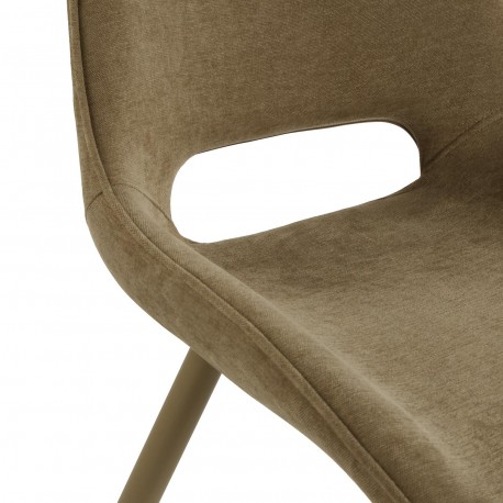 NILO BEIGE UPHOLSTERED CHAIR