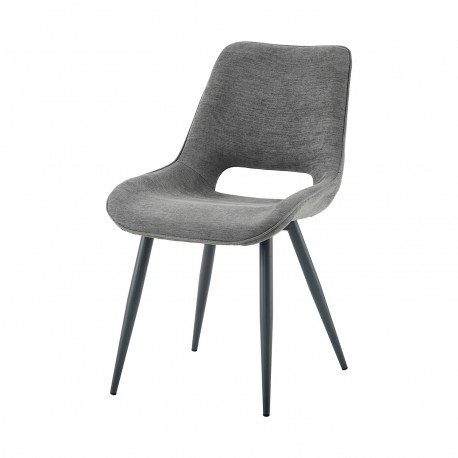 NILO GREY UPHOLSTERED CHAIR