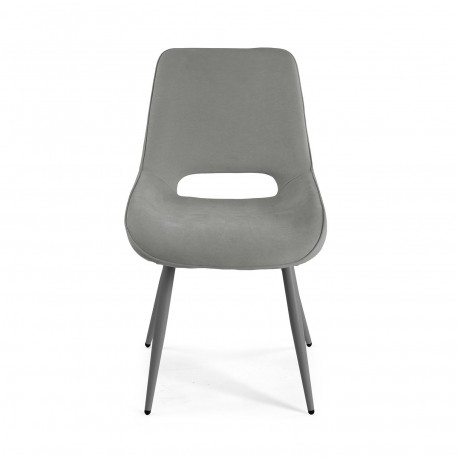 NILO GREY UPHOLSTERED CHAIR