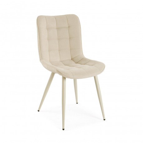 RENO WHITE UPHOLSTERED CHAIR
