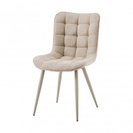 RENO WHITE UPHOLSTERED CHAIR