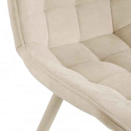 RENO WHITE UPHOLSTERED CHAIR