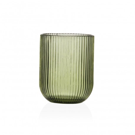 GREEN STRIPED TUMBLER 250ML