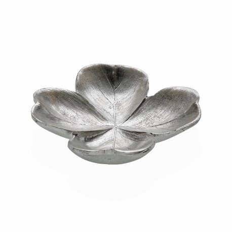 SILVER CLOVER TABLE CENTREPIECE