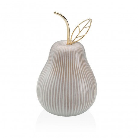 LARGE WHITE CERAMIC PEAR FIGURE