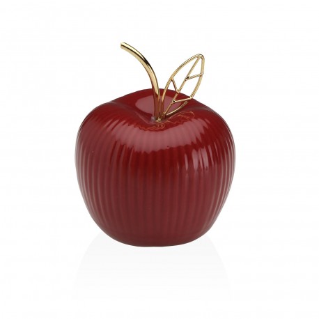 STORAGE WHITE CERAMIC APPLE FIGURE