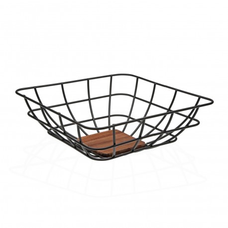 BLACK SQUARE FRUIT BASKET