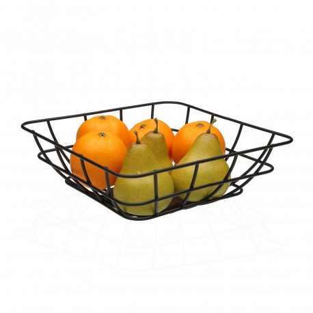 BLACK SQUARE FRUIT BASKET
