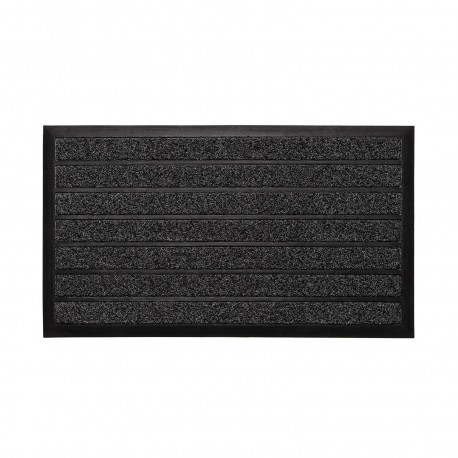 BLACK STRIPES DOORMAT 40X70