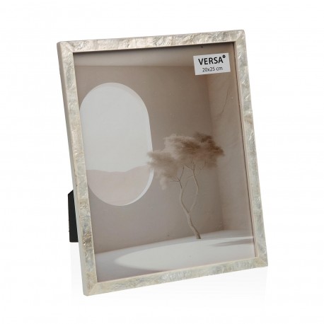 WHITE SHELL PHOTO FRAME 20X25
