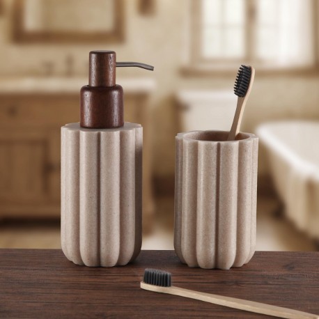 UMA BEIGE TOOTHBRUSH HOLDER